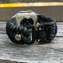 Cargar imagen en el visor de la galería, Paracord Watch Band compatible with Apple Watch Series 1, 2, 3, 4, 5, 6, 7, 8, 9, Ultra, Ultra 2 & SE (watch not included)