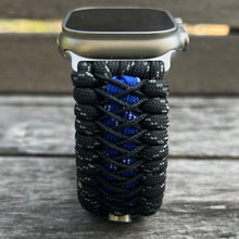 Cargar imagen en el visor de la galería, Paracord Watch Band compatible with Apple Watch Series 1, 2, 3, 4, 5, 6, 7, 8, 9, Ultra, Ultra 2 & SE (watch not included)