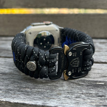 Cargar imagen en el visor de la galería, Paracord Watch Band compatible with Apple Watch Series 1, 2, 3, 4, 5, 6, 7, 8, 9, Ultra, Ultra 2 & SE (watch not included)