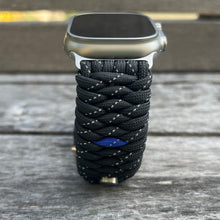 Load image into Gallery viewer, Personalized Paracord Watch Band for Apple Watch Series 1-11, Ultra, Ultra 2, Ultra 3, and SE (watch not included).