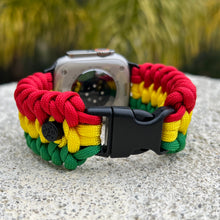 Load image into Gallery viewer, Personalized Paracord Watch Band for Apple Watch Series 1-11, Ultra, Ultra 2, Ultra 3, and SE (watch not included).