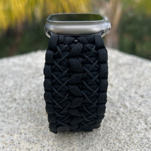 Cargar imagen en el visor de la galería, Paracord Watch Band compatible with Apple Watch Series 1, 2, 3, 4, 5, 6, 7, 8, 9, Ultra, Ultra 2 & SE (watch not included)
