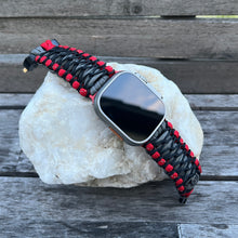 Cargar imagen en el visor de la galería, Paracord Watch Band compatible with Apple Watch Series 1, 2, 3, 4, 5, 6, 7, 8, 9, 10, Ultra, Ultra 2 & SE (watch not included)