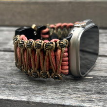 Charger l'image dans la galerie, Paracord Watch Band compatible with Apple Watch Series 1, 2, 3, 4, 5, 6, 7, 8, 9, Ultra, Ultra 2 & SE (watch not included)