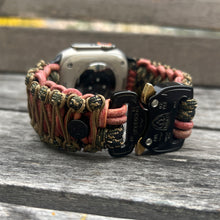 Charger l'image dans la galerie, Paracord Watch Band compatible with Apple Watch Series 1, 2, 3, 4, 5, 6, 7, 8, 9, Ultra, Ultra 2 & SE (watch not included)