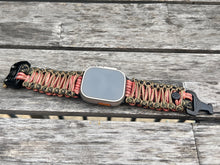 Charger l'image dans la galerie, Paracord Watch Band compatible with Apple Watch Series 1, 2, 3, 4, 5, 6, 7, 8, 9, Ultra, Ultra 2 & SE (watch not included)