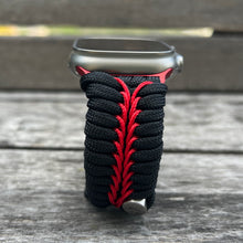 Cargar imagen en el visor de la galería, Paracord Watch Band compatible with Apple Watch Series 1, 2, 3, 4, 5, 6, 7, 8, 9, 10, Ultra, Ultra 2 & SE (watch not included)