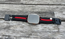 Cargar imagen en el visor de la galería, Paracord Watch Band compatible with Apple Watch Series 1, 2, 3, 4, 5, 6, 7, 8, 9, 10, Ultra, Ultra 2 & SE (watch not included)
