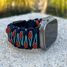 Cargar imagen en el visor de la galería, Paracord Watch Band compatible with Apple Watch Series 1, 2, 3, 4, 5, 6, 7, 8, 9, 10, Ultra, Ultra 2 & SE (watch not included)