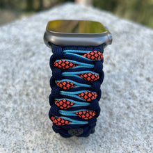 Cargar imagen en el visor de la galería, Paracord Watch Band compatible with Apple Watch Series 1, 2, 3, 4, 5, 6, 7, 8, 9, 10, Ultra, Ultra 2 & SE (watch not included)