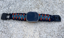 Cargar imagen en el visor de la galería, Paracord Watch Band compatible with Apple Watch Series 1, 2, 3, 4, 5, 6, 7, 8, 9, 10, Ultra, Ultra 2 & SE (watch not included)