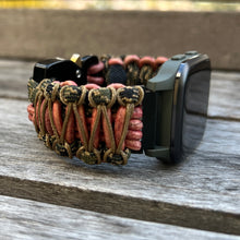 Charger l'image dans la galerie, Paracord watch band compatible with Garmin Approach S12/S40/S42, D2 Air/X10, Vivoactive, Venu, Vivomove, Forerunner 55/245/255/645/745 (watch not included)