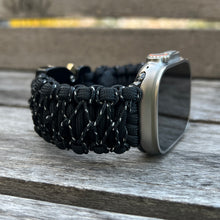 Load image into Gallery viewer, Paracord Watch Band compatible with Apple Watch Series 1, 2, 3, 4, 5, 6, 7, 8, 9, 10, Ultra, Ultra 2 & SE (watch not included)