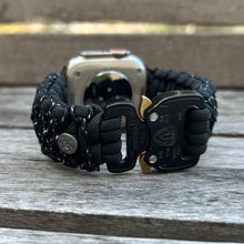 Load image into Gallery viewer, Paracord Watch Band compatible with Apple Watch Series 1, 2, 3, 4, 5, 6, 7, 8, 9, 10, Ultra, Ultra 2 & SE (watch not included)