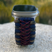 Cargar imagen en el visor de la galería, Paracord Watch Band compatible with Apple Watch Series 1, 2, 3, 4, 5, 6, 7, 8, 9, 10, Ultra, Ultra 2 & SE (watch not included)