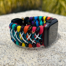 Charger l'image dans la galerie, Paracord Watch Band compatible with Apple Watch Series 1, 2, 3, 4, 5, 6, 7, 8, 9, 10, Ultra, Ultra 2 & SE (watch not included)