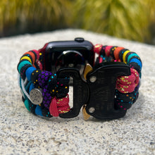 Charger l'image dans la galerie, Paracord Watch Band compatible with Apple Watch Series 1, 2, 3, 4, 5, 6, 7, 8, 9, 10, Ultra, Ultra 2 & SE (watch not included)