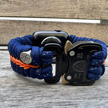 Charger l'image dans la galerie, Paracord Watch Band compatible with Apple Watch Series 1, 2, 3, 4, 5, 6, 7, 8, 9, Ultra, Ultra 2 & SE (watch not included)