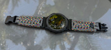 Load image into Gallery viewer, Quick Release Paracord Watchband, personalized to replace bands for Garmin 20mm, 22mm and 26mm|Autism Awareness.