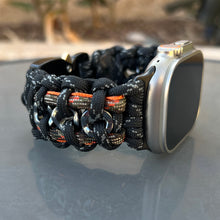 Cargar imagen en el visor de la galería, Paracord Watch Band compatible with Apple Watch Series 1, 2, 3, 4, 5, 6, 7, 8, 9, 10, Ultra, Ultra 2 & SE (watch not included)