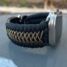 Load image into Gallery viewer, Paracord Watch Band compatible with Apple Watch  Series 1, 2, 3, 4, 5, 6, 7, 8 Ultra & SE (watch not included)