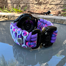 Load image into Gallery viewer, Paracord Watchband compatible with Samsung Galaxy Watch Ultra, Galaxy Watch 8, Galaxy Watch 7, Galaxy Watch 6, Galaxy Watch 5, Galaxy Watch 4, Galaxy Watch 3 (watch not included).