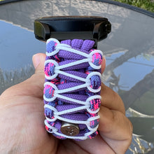Load image into Gallery viewer, Paracord Watchband compatible with Samsung Galaxy Watch Ultra, Galaxy Watch 8, Galaxy Watch 7, Galaxy Watch 6, Galaxy Watch 5, Galaxy Watch 4, Galaxy Watch 3 (watch not included).