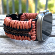 Cargar imagen en el visor de la galería, Paracord Watch Band compatible with Apple Watch Series 1, 2, 3, 4, 5, 6, 7, 8, 9, 10, Ultra, Ultra 2 & SE (watch not included)