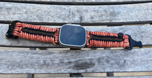 Cargar imagen en el visor de la galería, Paracord Watch Band compatible with Apple Watch Series 1, 2, 3, 4, 5, 6, 7, 8, 9, 10, Ultra, Ultra 2 & SE (watch not included)