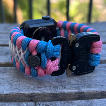 Cargar imagen en el visor de la galería, Paracord Watch Band compatible with Apple Watch Series 1, 2, 3, 4, 5, 6, 7, 8, 9, 10, Ultra, Ultra 2 & SE (watch not included)