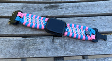 Cargar imagen en el visor de la galería, Paracord Watch Band compatible with Apple Watch Series 1, 2, 3, 4, 5, 6, 7, 8, 9, 10, Ultra, Ultra 2 & SE (watch not included)