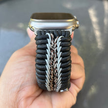 Load image into Gallery viewer, Paracord Watch Band compatible with Apple Watch Series 1, 2, 3, 4, 5, 6, 7, 8, 9, 10, Ultra, Ultra 2 & SE (watch not included)
