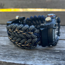 Cargar imagen en el visor de la galería, Personalized Paracord Watchband compatible with Casio G-SHOCK (watch not included)