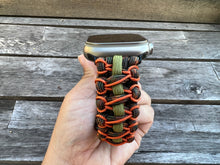 Lade das Bild in den Galerie-Viewer, Paracord Watch Band compatible with Apple Watch Series 1, 2, 3, 4, 5, 6, 7, 8, 9, Ultra, Ultra 2 & SE (watch not included)