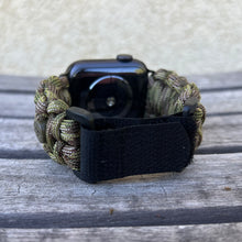 Lade das Bild in den Galerie-Viewer, Paracord Watch Band compatible with Apple Watch Series 1, 2, 3, 4, 5, 6, 7, 8, 9, 10, Ultra, Ultra 2 & SE (watch not included)