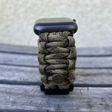 Lade das Bild in den Galerie-Viewer, Paracord Watch Band compatible with Apple Watch Series 1, 2, 3, 4, 5, 6, 7, 8, 9, 10, Ultra, Ultra 2 & SE (watch not included)
