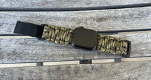 Lade das Bild in den Galerie-Viewer, Paracord Watch Band compatible with Apple Watch Series 1, 2, 3, 4, 5, 6, 7, 8, 9, 10, Ultra, Ultra 2 & SE (watch not included)