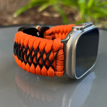 Charger l'image dans la galerie, Paracord Watch Band compatible with Apple Watch Series 1, 2, 3, 4, 5, 6, 7, 8, 9, Ultra, Ultra 2 & SE (watch not included)