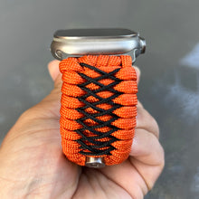 Charger l'image dans la galerie, Paracord Watch Band compatible with Apple Watch Series 1, 2, 3, 4, 5, 6, 7, 8, 9, Ultra, Ultra 2 & SE (watch not included)