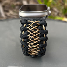 Cargar imagen en el visor de la galería, Paracord Watch Band compatible with Apple Watch Series 1, 2, 3, 4, 5, 6, 7, 8, 9, 10, Ultra, Ultra 2 & SE (watch not included)