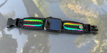 Cargar imagen en el visor de la galería, Paracord Watch Band compatible with Apple Watch Series 1, 2, 3, 4, 5, 6, 7, 8, 9, 10, Ultra, Ultra 2 & SE (watch not included)
