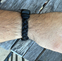 Load image into Gallery viewer, Paracord watch band personalized to replace bands for Fitbit Inspire, Fitbit Luxe, and Fitbit Alta (watch not included)