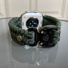 Load image into Gallery viewer, Paracord Watch Band compatible with Apple Watch Series 1, 2, 3, 4, 5, 6, 7, 8, 9, Ultra, Ultra 2 & SE (watch not included)