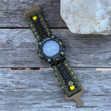 Cargar imagen en el visor de la galería, Personalized Paracord Watchband compatible with Casio G-SHOCK (watch not included)
