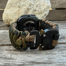 Load image into Gallery viewer, Paracord Watchband compatible with Samsung Galaxy Watch Ultra, Galaxy Watch 3, Galaxy Watch 4, Galaxy Watch 5, Galaxy Watch 6, Galaxy Watch 7 (watch not included)