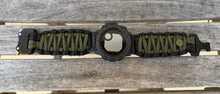 Load image into Gallery viewer, Quick Release Paracord Watchband, personalized to replace bands for Garmin 20mm, 22mm and 26mm|Black and Olive.