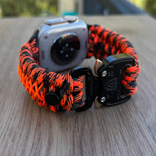 Charger l'image dans la galerie, Paracord Watch Band compatible with Apple Watch Series 1, 2, 3, 4, 5, 6, 7, 8, 9, Ultra, Ultra 2 & SE (watch not included)