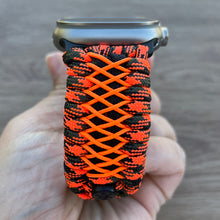 Charger l'image dans la galerie, Paracord Watch Band compatible with Apple Watch Series 1, 2, 3, 4, 5, 6, 7, 8, 9, Ultra, Ultra 2 & SE (watch not included)