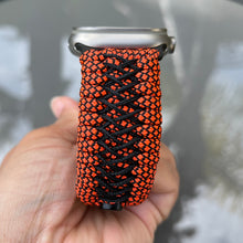Cargar imagen en el visor de la galería, Paracord Watch Band compatible with Apple Watch Series 1, 2, 3, 4, 5, 6, 7, 8, 9, Ultra, Ultra 2 & SE (watch not included)