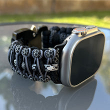 Lade das Bild in den Galerie-Viewer, Paracord Watch Band compatible with Apple Watch Series 1, 2, 3, 4, 5, 6, 7, 8, 9, 10, Ultra, Ultra 2 & SE (watch not included)